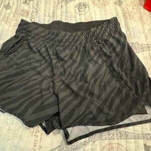 SlAvia  Black Zebra Print Women's Shorts